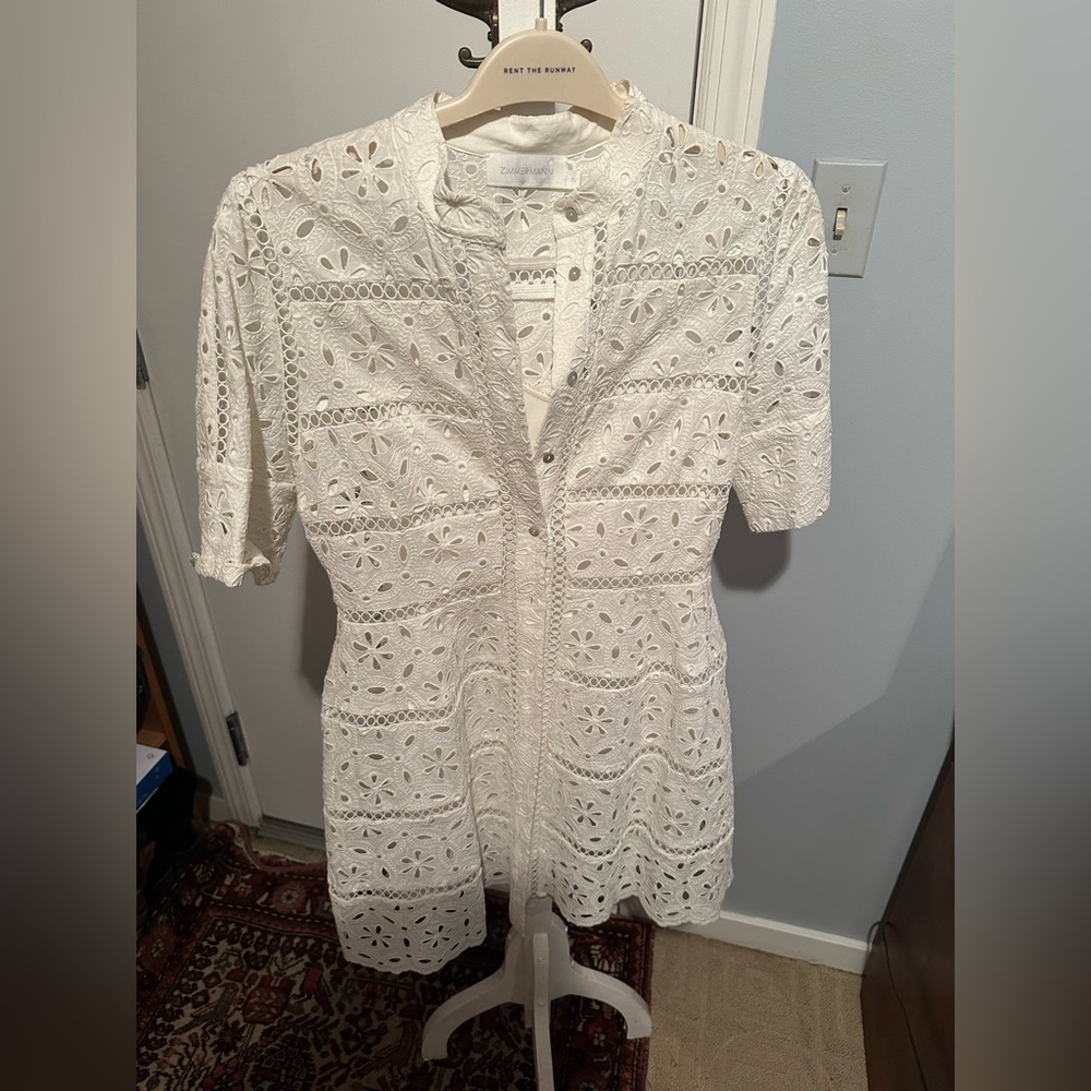 zimmerman eyelet size 2 dress